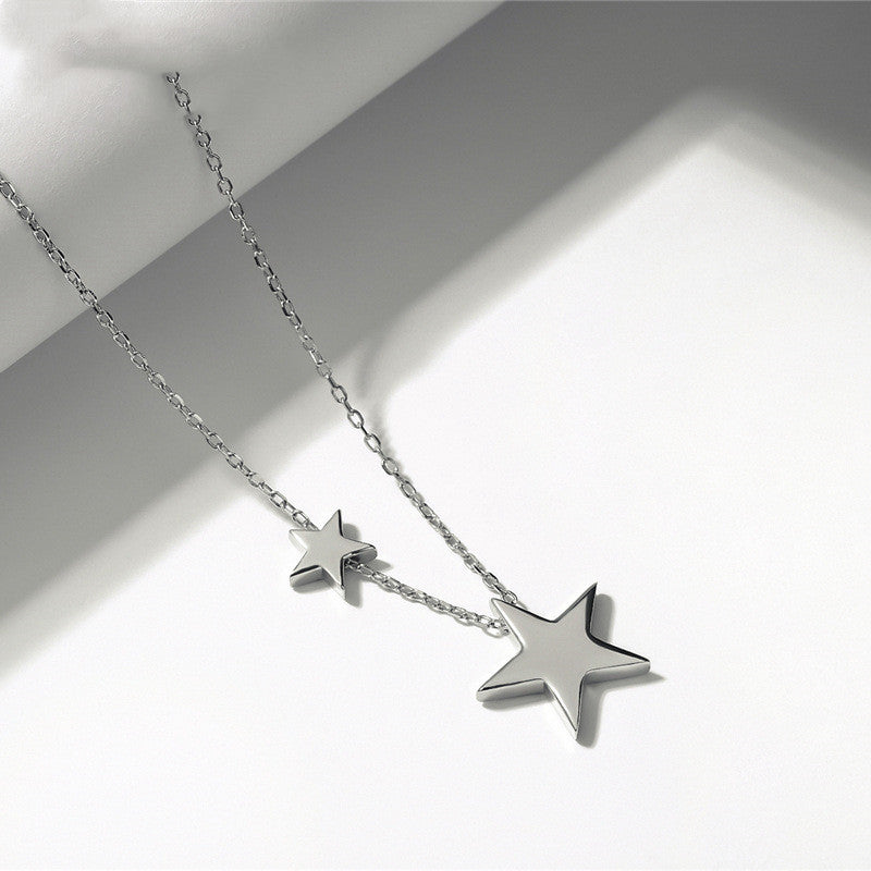 925 sterling silver necklace stars