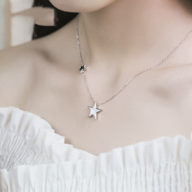 925 sterling silver necklace stars