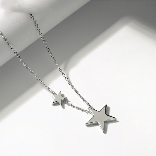 925 sterling silver necklace stars