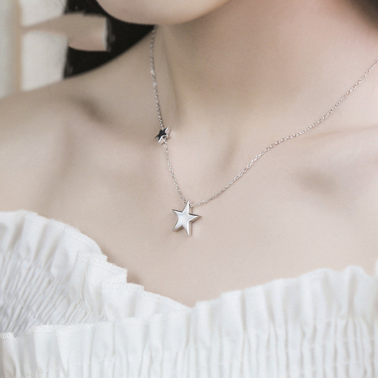 925 sterling silver necklace stars