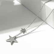 925 sterling silver necklace stars